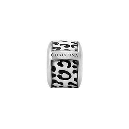 Christina Watches Leopard sølv tube/ring , 630-S30-3