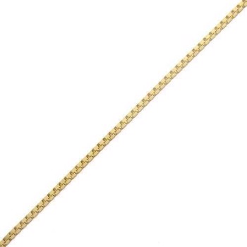 Venezia 8 karat guld halskæde, 1,5 mm bred, længde 70 cm