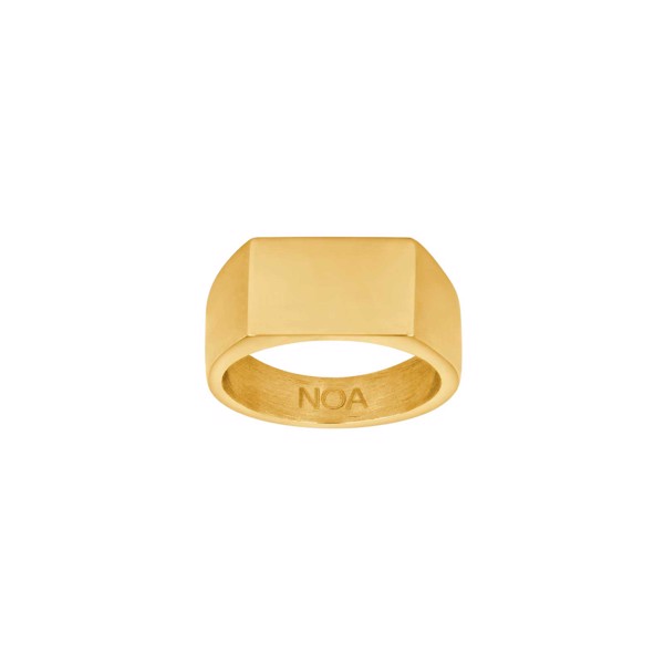 Son of Noa\'s SON stål ring IP gold plade str. 56