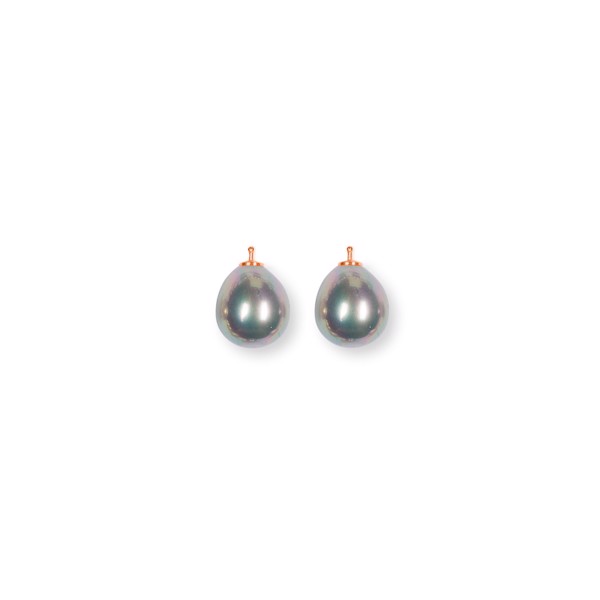 Heinzendorff\'s Mallorca perle dråbe farve93 m/rfg sølv - par