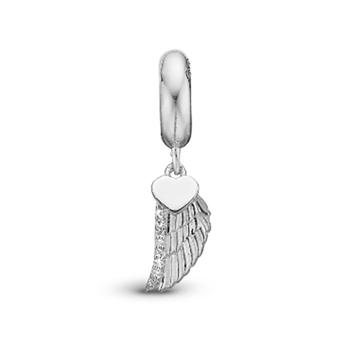 Sølv Charm til sølv/slim læder armbånd Blichfeldt fra Christina Collect