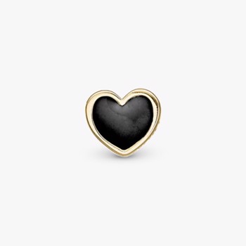 Christina Jewelry Black Heart Ørestik
