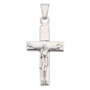 Hos UrogSmykker.dk har vi BNH Bredt stolpe kors med Jesus i sterling sølv til markedets bedste priser