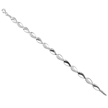 925 sterling sølv halskæde  med rhodineret overflade fra Randers Sølv