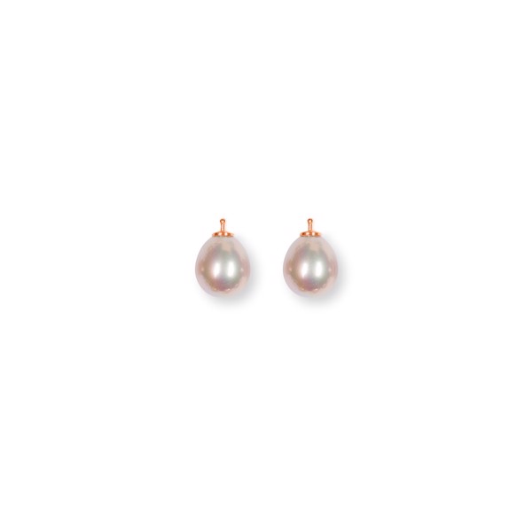 Heinzendorff\'s Mallorca perle dråbe farve11 m/rfg sølv - par