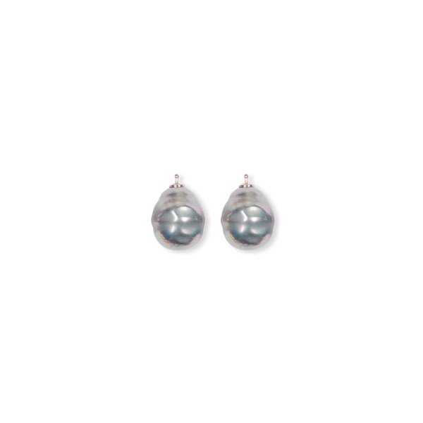 Heinzendorff\'s Mallorca perle barok farve93 m/rh sølv - par