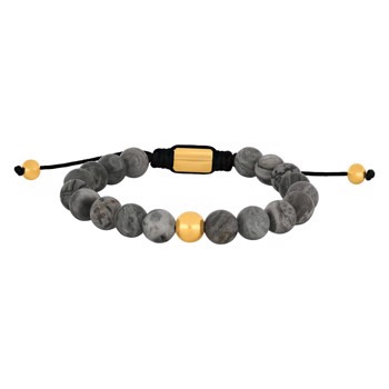 Son of Noa's SON  armbånd map stone 8mm IP gold