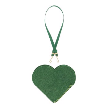 grøn filt samt snor til hjerte, fra H.C. Andersen Home