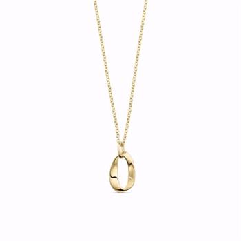 Guld & Sølv Design guldvedhæng 8 karat med 45 cm kæde