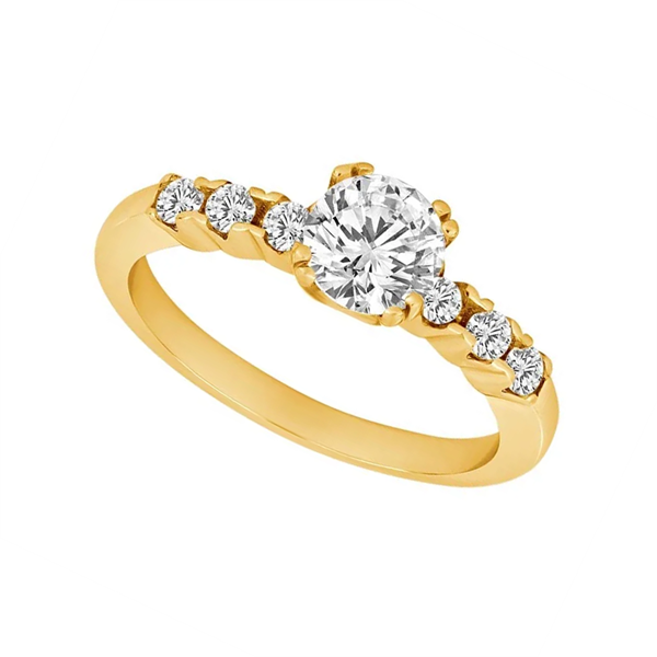 Joanli Nor\'s Forgyldt sølv ring ELLENOR str. 56