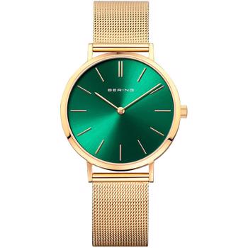 Classic Forgyldt stål quartz Dame ur fra Bering, 14134-338