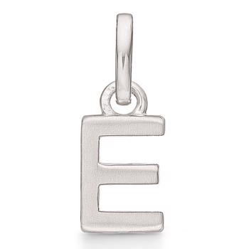 16 mm mat forgyldte sølv bogstaver Design Letters by Arne Jacobsen uden eller med 45-60 cm kæde