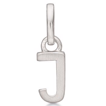 16 mm mat forgyldte sølv bogstaver Design Letters by Arne Jacobsen uden eller med 45-60 cm kæde