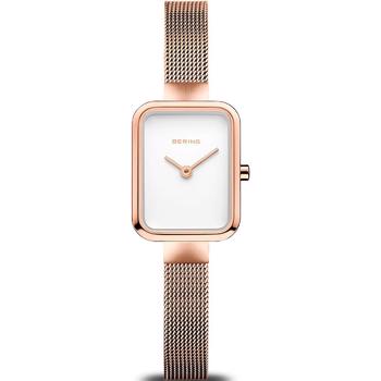 Classic Forgyldt stål quartz dame ur fra Bering, 14520-364