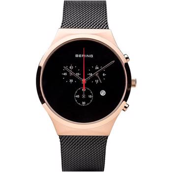 Classic Forgyldt stål Quartz herre ur fra Bering, 14740-166
