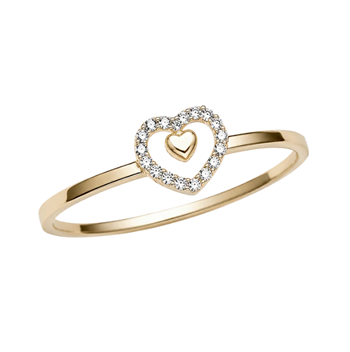 Aagaard's Promise 8 karat guld ring 