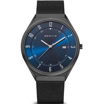Slim PVD coated stål quartz herre ur fra Bering, 18740-227