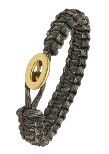 Aagaard From Soldier to Soldier – Camouflage armbånd med Soldier Brushed forgyldt stållås