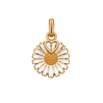 Christina Jewelry & Watches Marguerite With Love vedhæng i forgyldt sølv