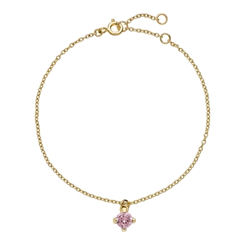 8 kt. guld Gems armbånd fra Lund Copenhagen