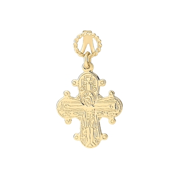 Lund Copenhagen Dagmarkors vedhæng i 8 karat guld 18x16mm