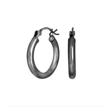 UrogSmykker.dk har Model 325660-2, sort rhodineret sterling sølv