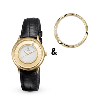 New Collect forgyldt dame ur fra Christina Collection med ekstra krans