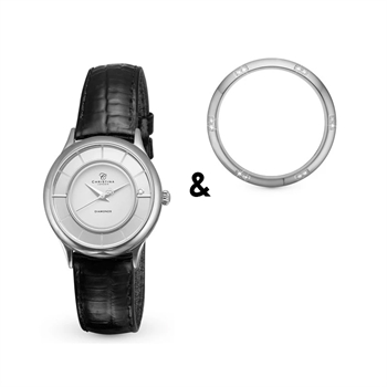 New Collect sølv dame ur fra Christina Collection - med ørestikker