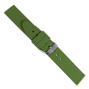 Køb model 387-09-20, Silikone rem grøn føres i 18-22mm, her 20 mm her hos Urogsmykker.dk