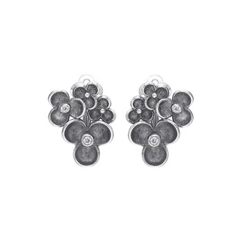 Blooming Moods sterling sølv øreringe med Zirkonia fra Rabinovich