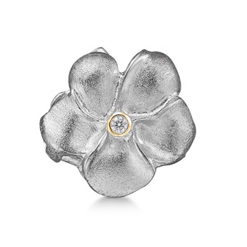 blank Sterling sølv smykkelås Butterfly med blank overflade fra Aagaard