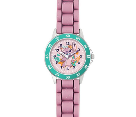 Disney børneur med Stitch i Pink