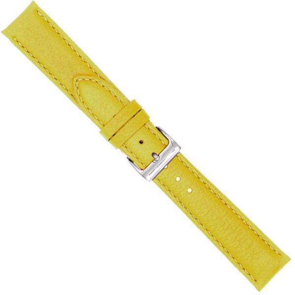 Køb model 592-13-20, Urrem i gul nappa med syning føres i 12-22mm, her 20 mm her hos Urogsmykker.dk