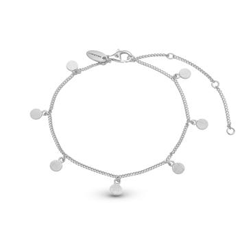 Sterling sølv  armbånd & ankelkæde Spots med poleret overflade fra Christina Jewelry
