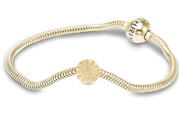 Christina Jewelry & Watches's Mors Dag forgyldt charms armbånd, 16-23 cm
