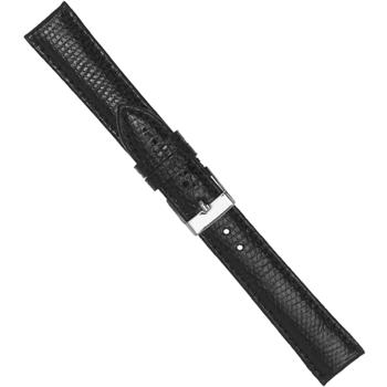 Køb din Urrem i sort ægte firben med syning føres i 12-20mm, her 18 mm her hos Urogsmykker.dk