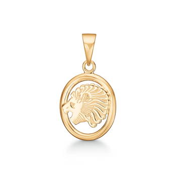 14 kt guld vedhæng stjernetegn Løven fra Støvring Design
