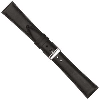 Køb model 662-00-20, Urrem i sort glat Drake skind føres i 12-22mm, her 20 mm her hos Urogsmykker.dk