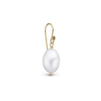 Pearl Dream forgyldte sølv Øreringe fra Christina Jewelry