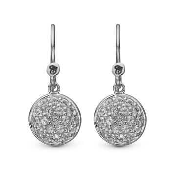 forgyldt Sterling sølv Øreringe Livets træ med forgyldt overflade fra Christina Jewelry