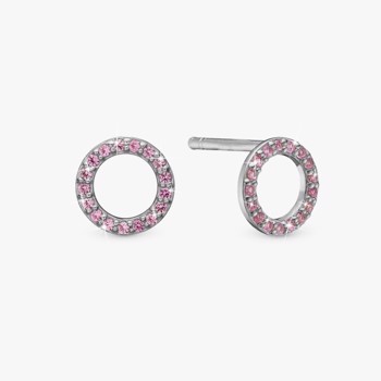 Christina Jewelry Pink Circles Øreringe