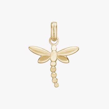 forgyldt sølv vedhæng Dragonfly fra Christina Jewelry
