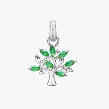 sølv vedhæng Family Tree of Green Life fra Christina Jewelry