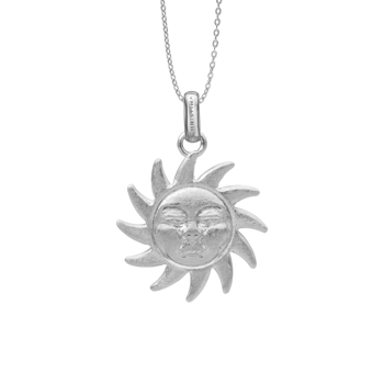 Glowing Sun Ø 12 mmvedhæng fra Christina Jewelry i sterling sølv 