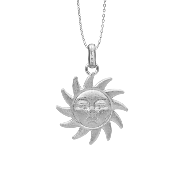 Glowing Sun Ø 12 mmvedhæng fra Christina Jewelry i sterling sølv 