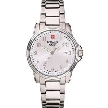 Classic stål quartz herre ur fra Swiss Alpine Military, 70111132