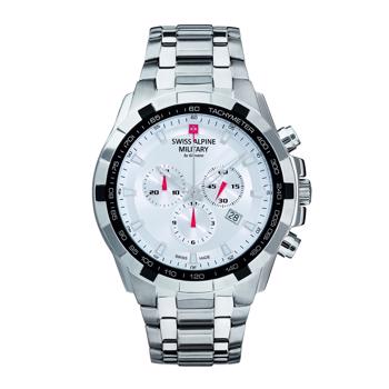 Swiss Alpine Military Master Diver GMT herreur i stål og sort