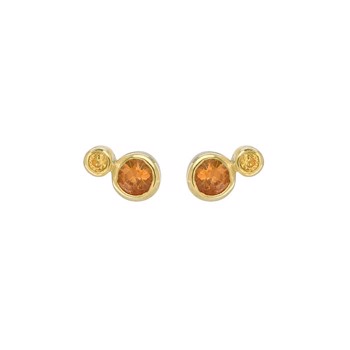 Pixie Dust Guld 14 karat øreringe med Safirer fra Rabinovich