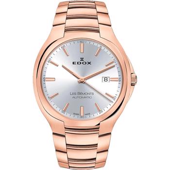 Les Bemonts Forgyldt stål Herre ur fra Edox, 80114-37R-AIR