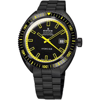 Skydiver Forgyldt stål Herre ur fra Edox, 80126-BRN-BUIDR